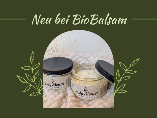 Neu: Body Mousse aus der BioBalsam Manufaktur - Body Mousse von BioBalsam: luftige Pflege in 3 Sorten