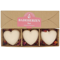 Badeherzen Rose