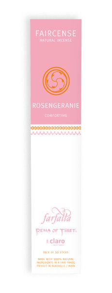 Rosengeranie / Comforting, Faircense Räucherstäbchen