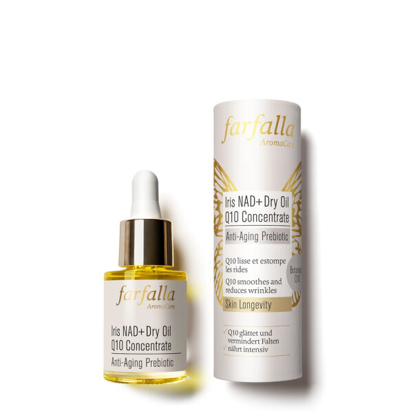Iris NAD+ Dry Oil Q10 Concentrate, Anti-Aging Prebiotic