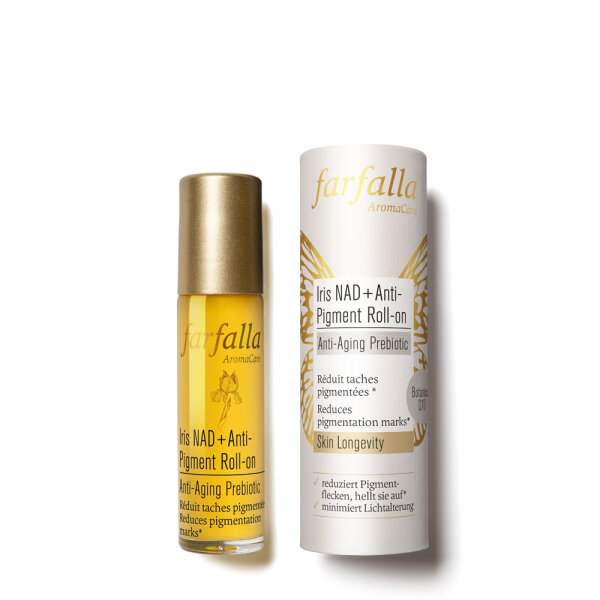 Iris NAD+ Anti-Pigment Roll-on, Anti-Aging Prebiotic