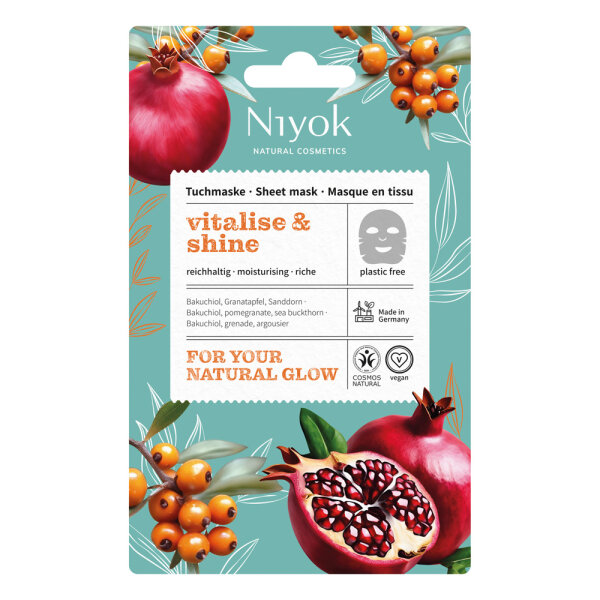 Reichhaltige Tuchmaske vitalise & shine