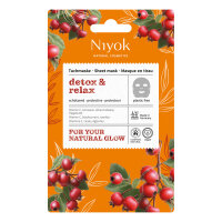 Schützende Tuchmaske detox & relax